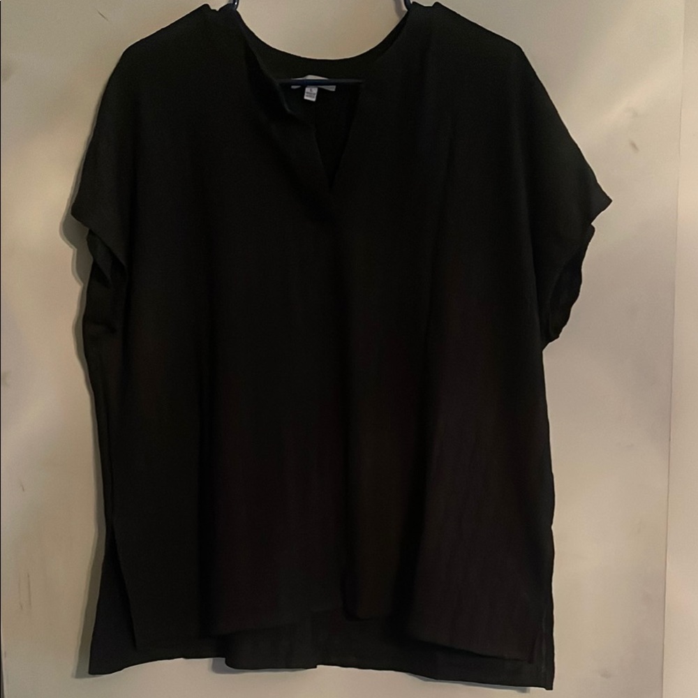 White birch textured blouse